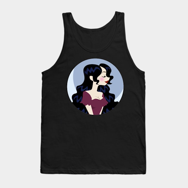 Brunette Cutie Tank Top by Tolkienova